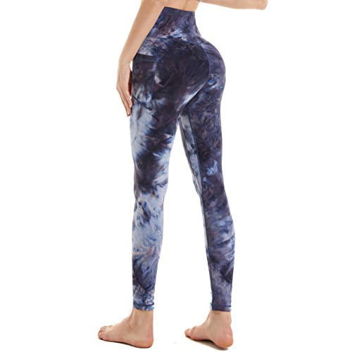 iniber Womens High Waist Leggings Yoga Pants Workout Tummy Control 4-Way Stretch Tie Dye Pants iniber Womens High Waist Leggings Yoga Pants Workout Tummy Control 4-Way Stretch Tie Dye Pants